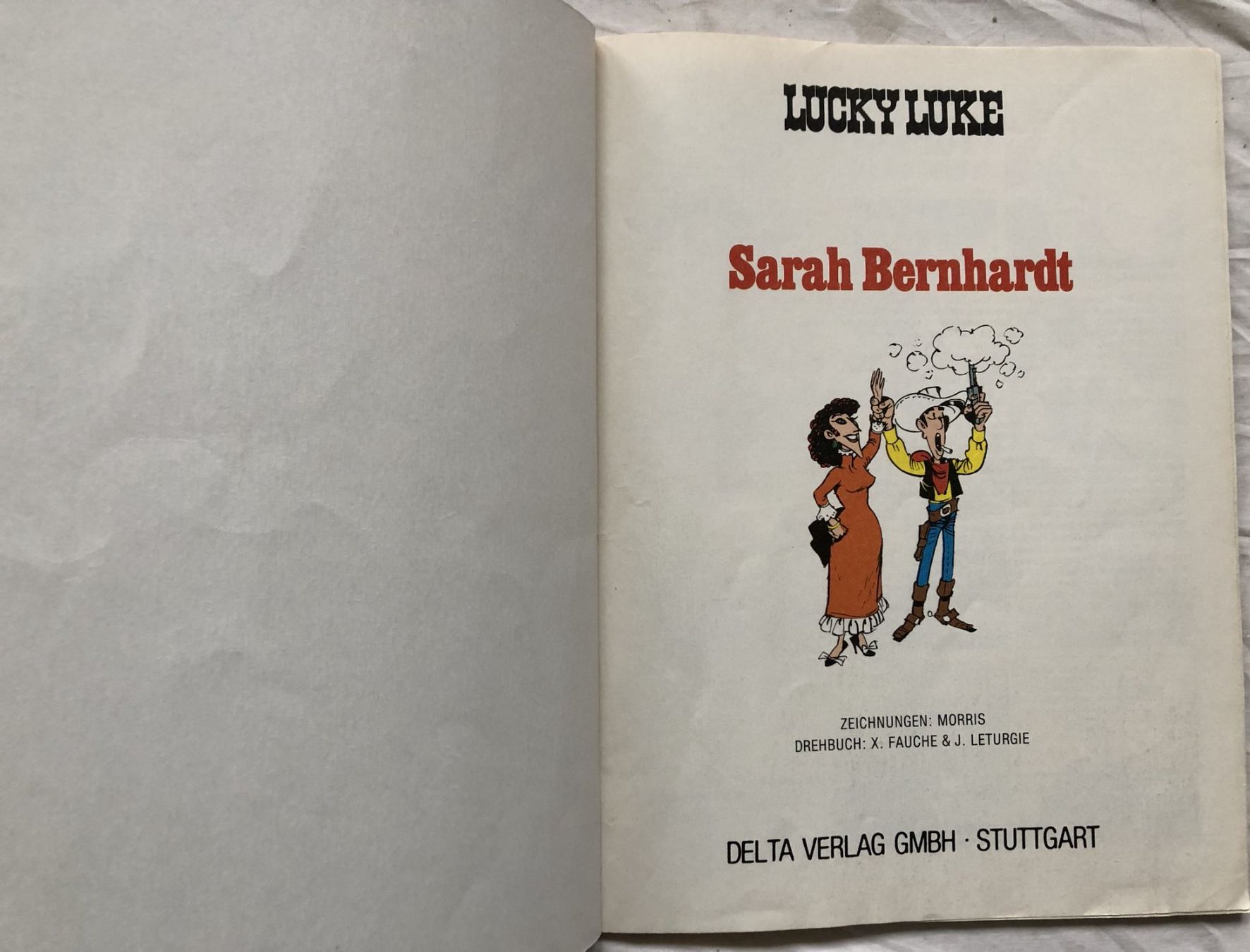 Fumetti: LUCKY LUKE - Band 35 - Sarah Bernhardt – Usato da Schaffhausen venduto da durruti 1
