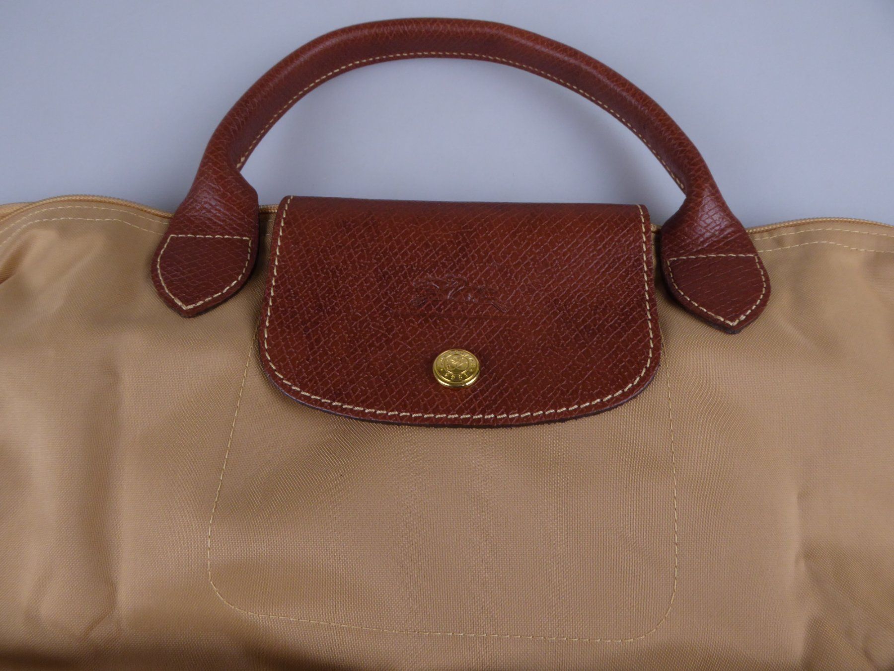 Longchamp Borse: Longchamp Le Pliage Tasche, hellbraun gebraucht – Usato da Volketswil venduto da brockipfannenstil 1