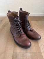 Leder Schnürstiefel braun Grösse 40 guter Zustand