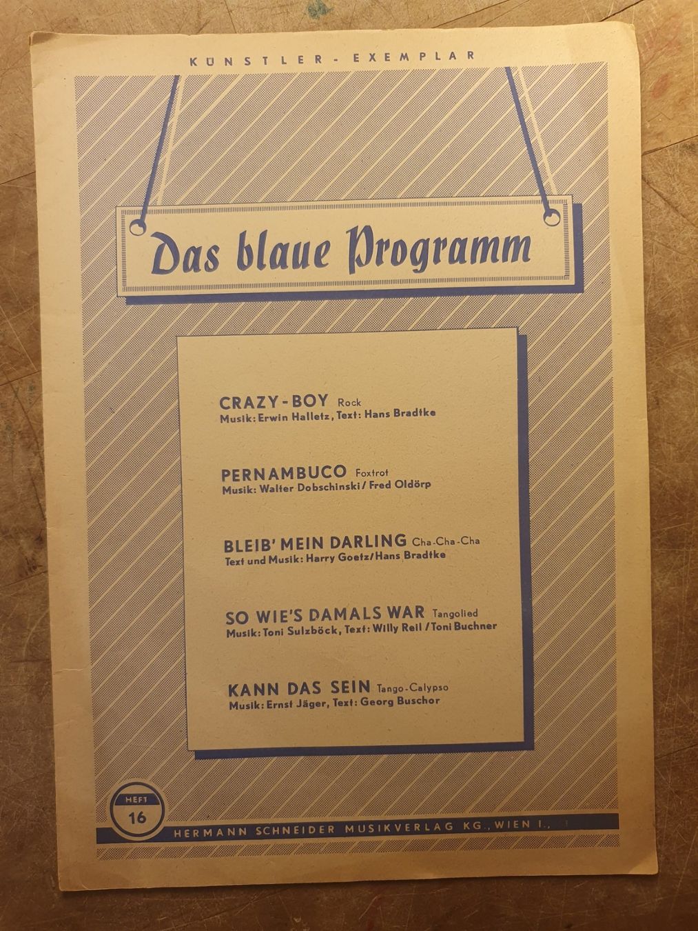 Libri: Das blaue Programm – Usato da Zürich venduto da loosebone 3