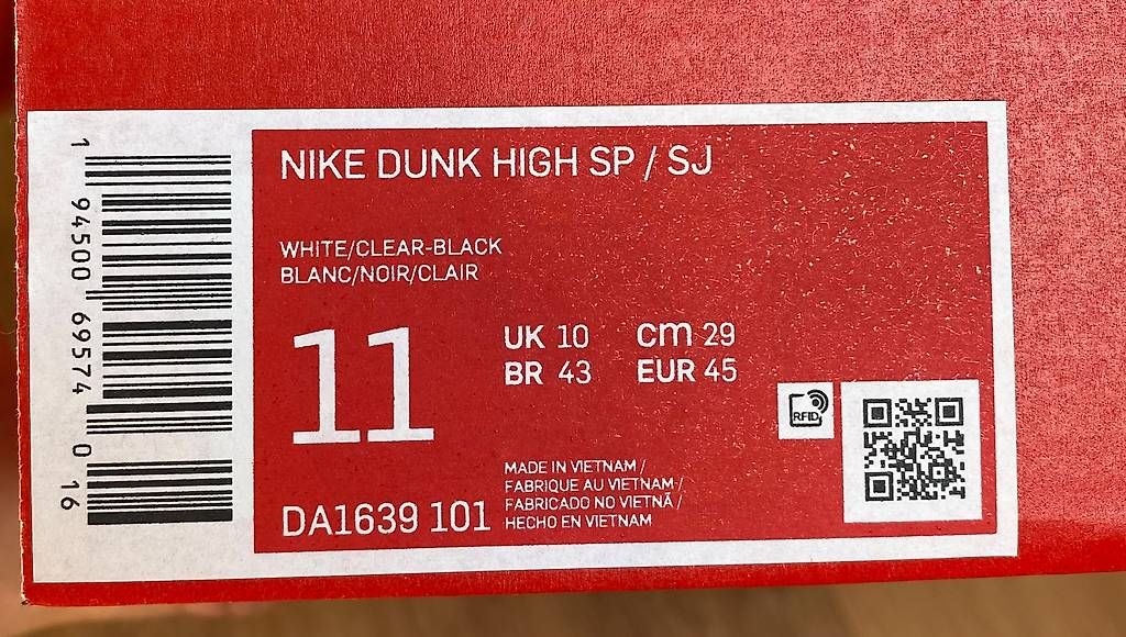 Scarpe da uomo: Nike Dunk High x Slam Jam / Sneaker / EU45 / NEU – Usato da Uttwil venduto da gol_85mj 3