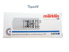 Märklin H0 24978 C-Gleis Prellbock mit Beleuchtung