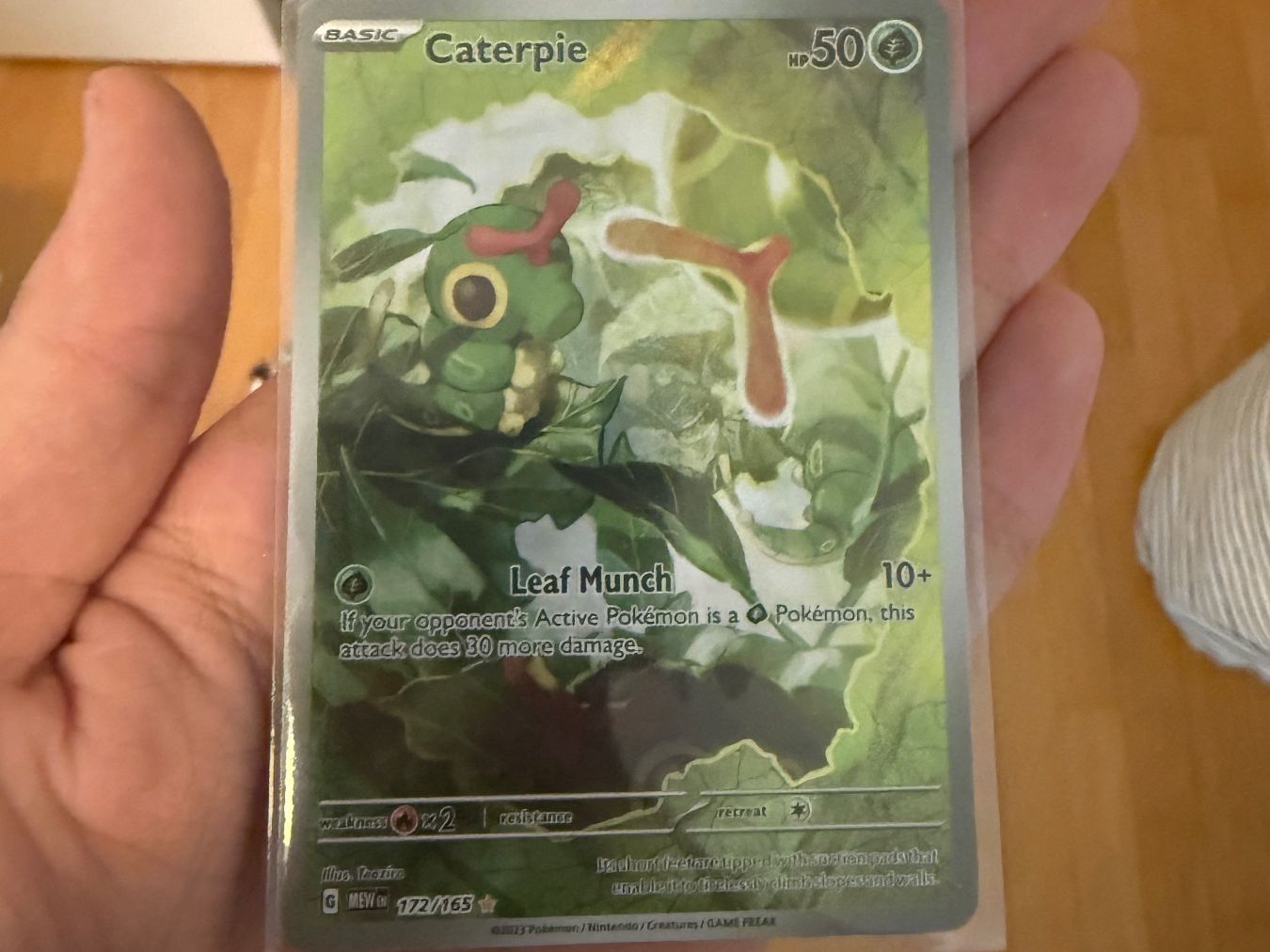 Pokémon Sammelbilder & Trading cards: Caterpie #172 151 EN – Neu (gemäss Beschreibung) aus Hünenberg See von jos_d7d8
