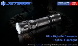 Jetbeam 3Ms Guardian Tactical Light mit 2000 Lumen inkl Akku