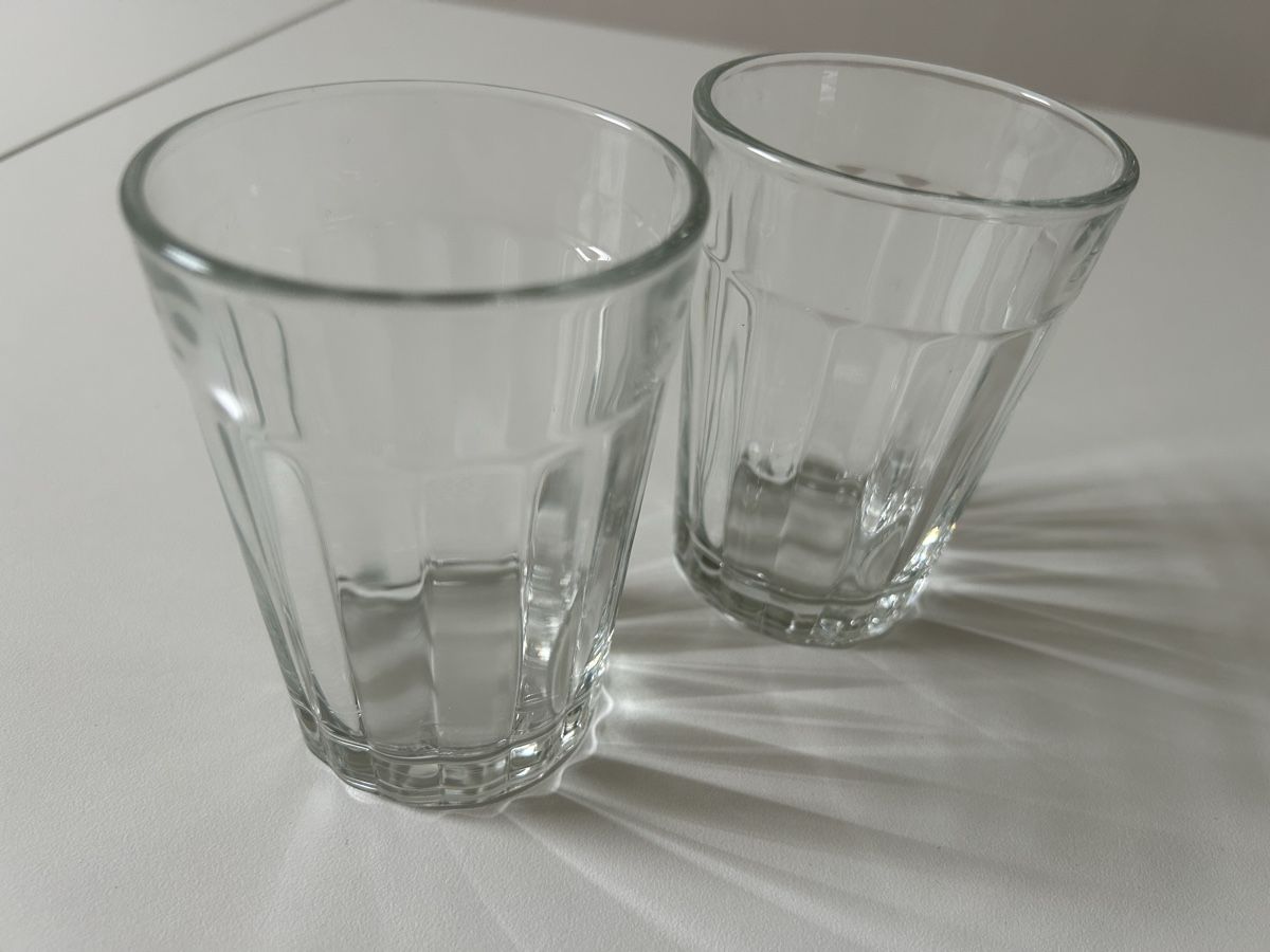 Bicchieri: 2x robuste Drinkgläser für Kinder – Usato da Gunten venduto da starfish3