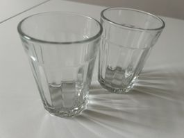 2x robuste Drinkgläser für Kinder