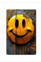 Metallschild Smile Rusty 30cm × 20cm / Bild