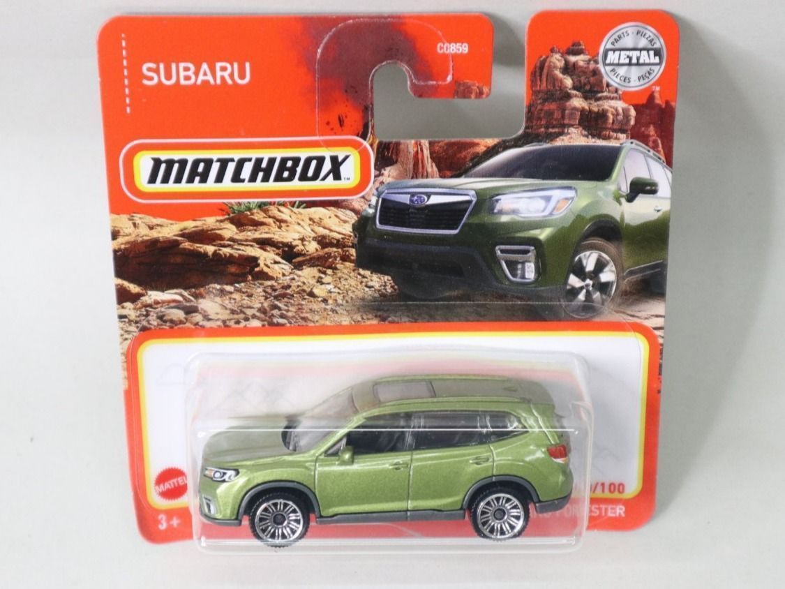 Subaru Modellini d'auto: Matchbox 2019 Subaru Forester neu – Nuovo e nell'imballaggio originale da Eschenbach SG venduto da Astalavista
