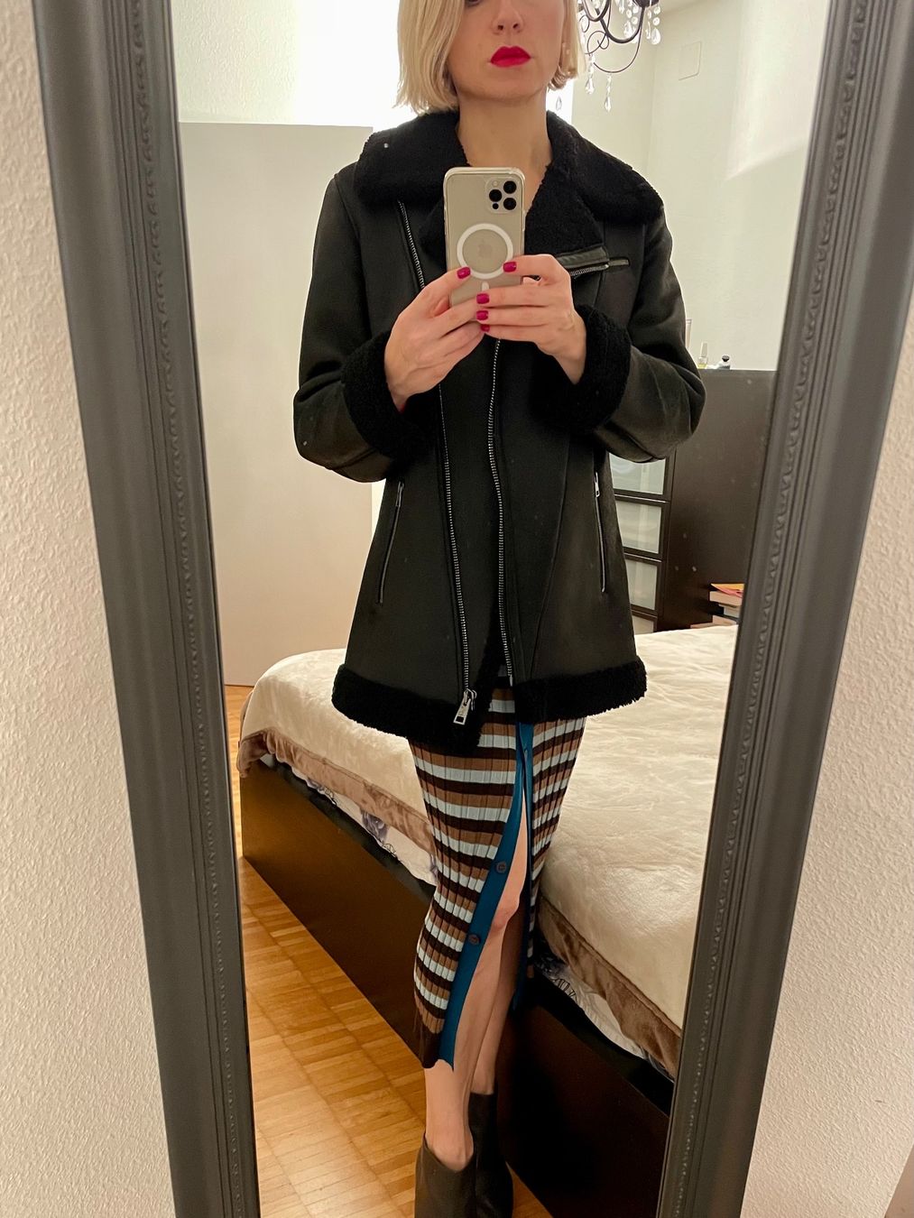 Giacche: Iris & Ink Damen Lammleder Jacke – Usato da Zürich venduto da VictoriaGVA 1