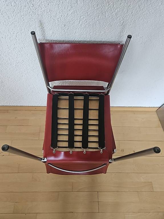 Sedie: 8 Designerstühle LIMELIGHT  Kernleder rot – Usato da Fällanden venduto da althausb 2