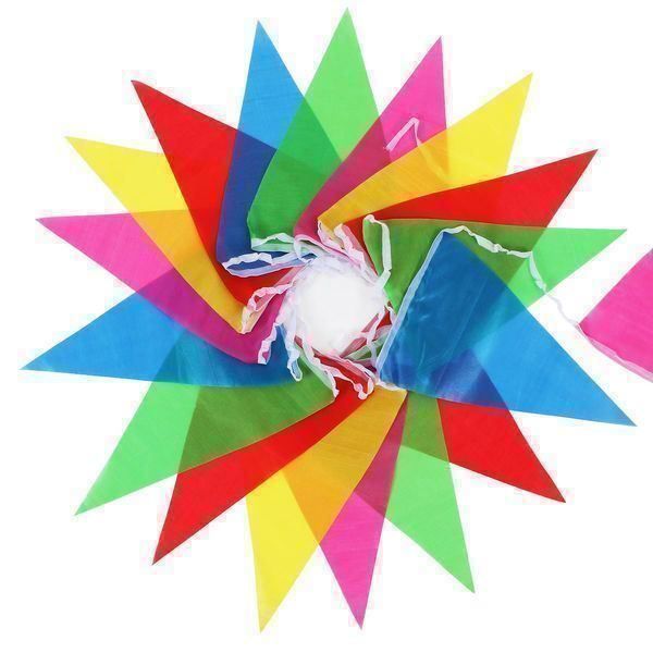Fahnen: 100PCS Wimpelkette Wimpel Banner 38m – Neu (gemäss Beschreibung) aus Thun von Newnewshop