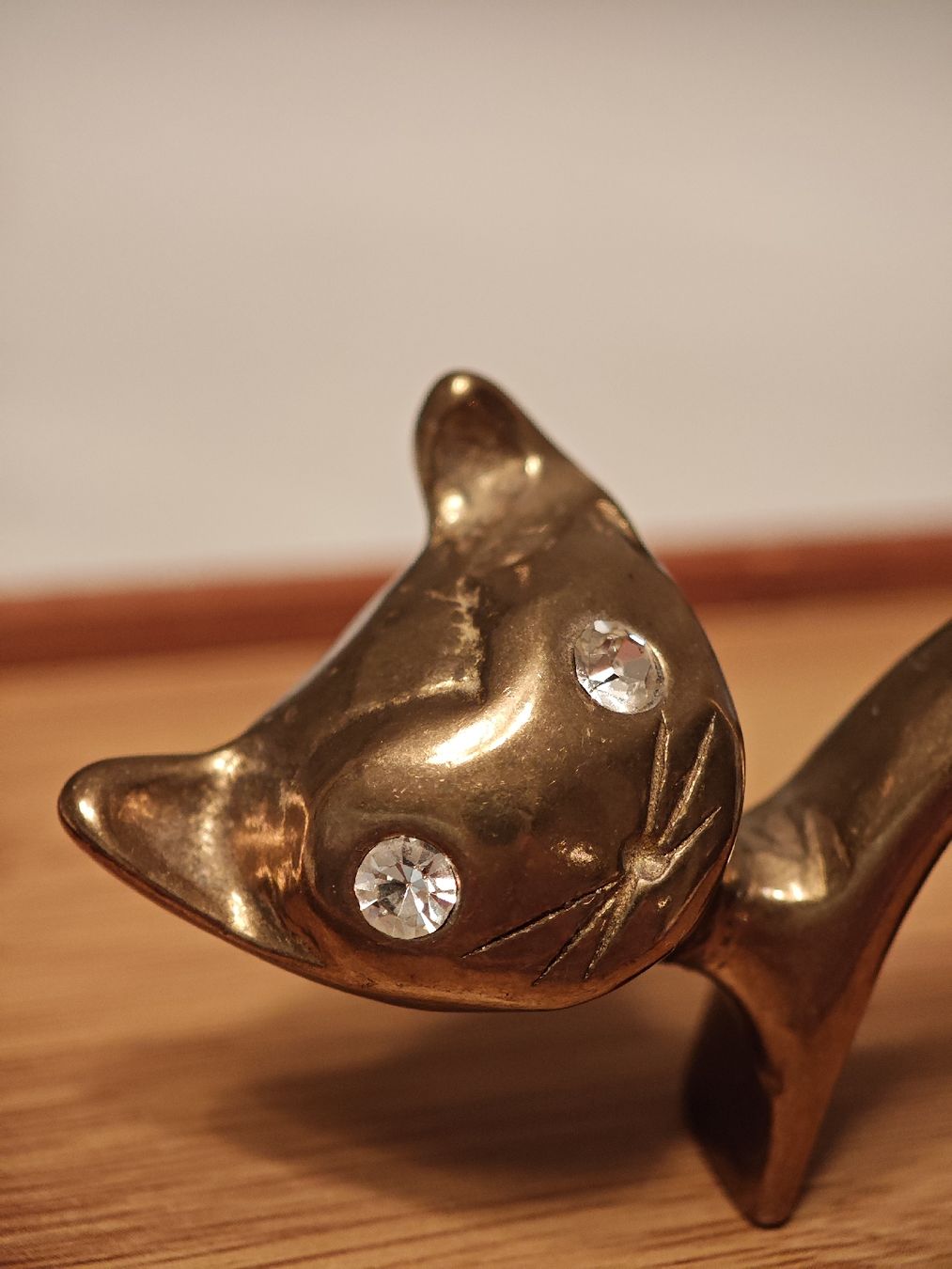 Portagioie: Fingerringständer Katze Messing – Nuovo (secondo la descrizione) da Hallau venduto da simista 1