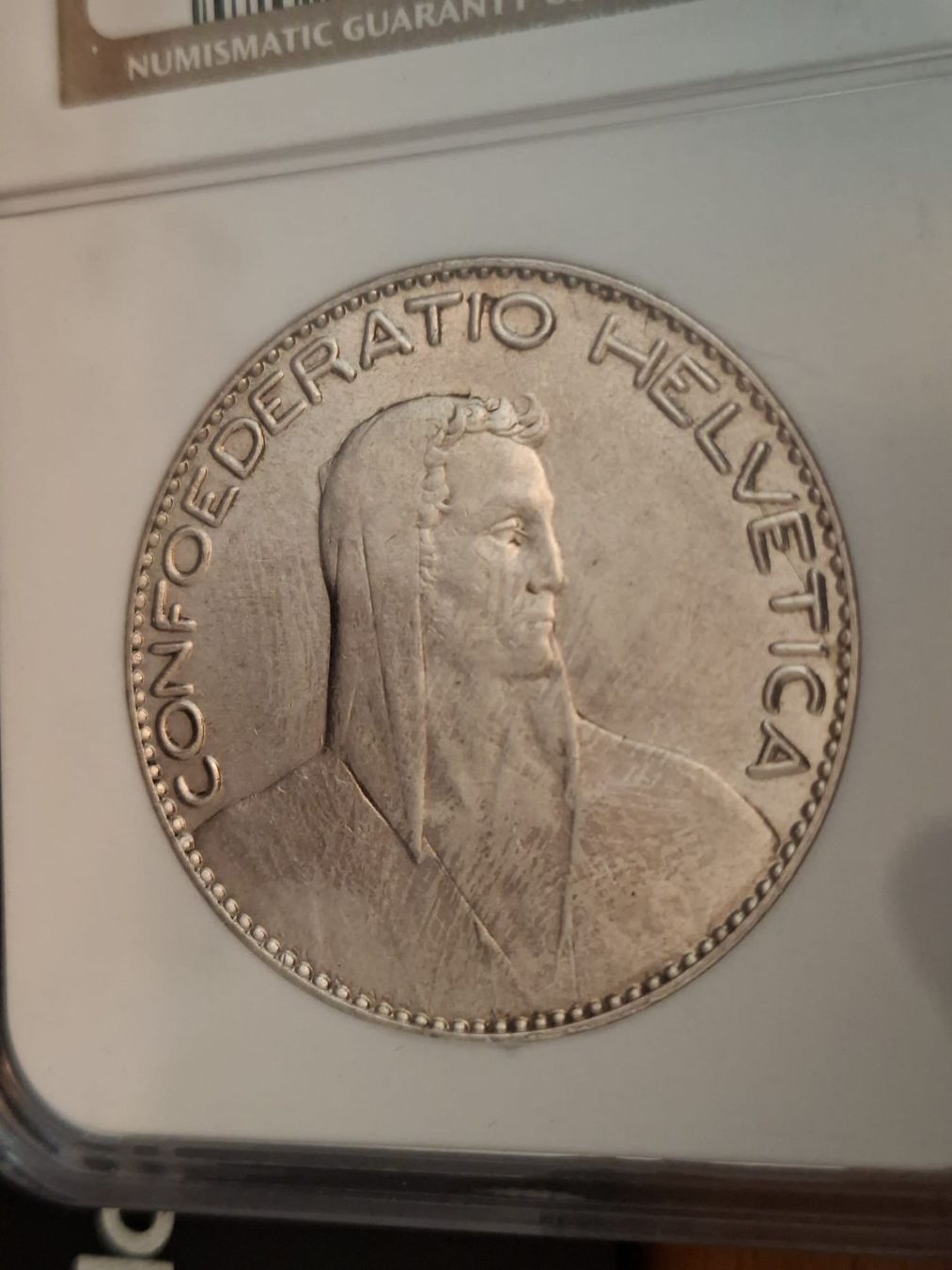 Tutti le monete: TOP +++ 5 FRANKEN 1922 (Silber) +++TOP+++ – Usato da Pfungen venduto da Aguti77 3