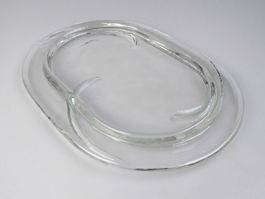Glasi Hergiswil Deckel Oval von Auflaufform La Fiamma
