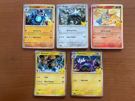 Pokemon Karten Set Holo 30 Jahre (Versand gratis)