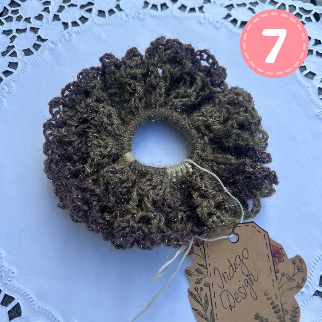 Haarschmuck: Handgemachtes Boho Scrunchie – weich & dehnbar – Neu und originalverpackt aus Regensdorf von Spyke55 7