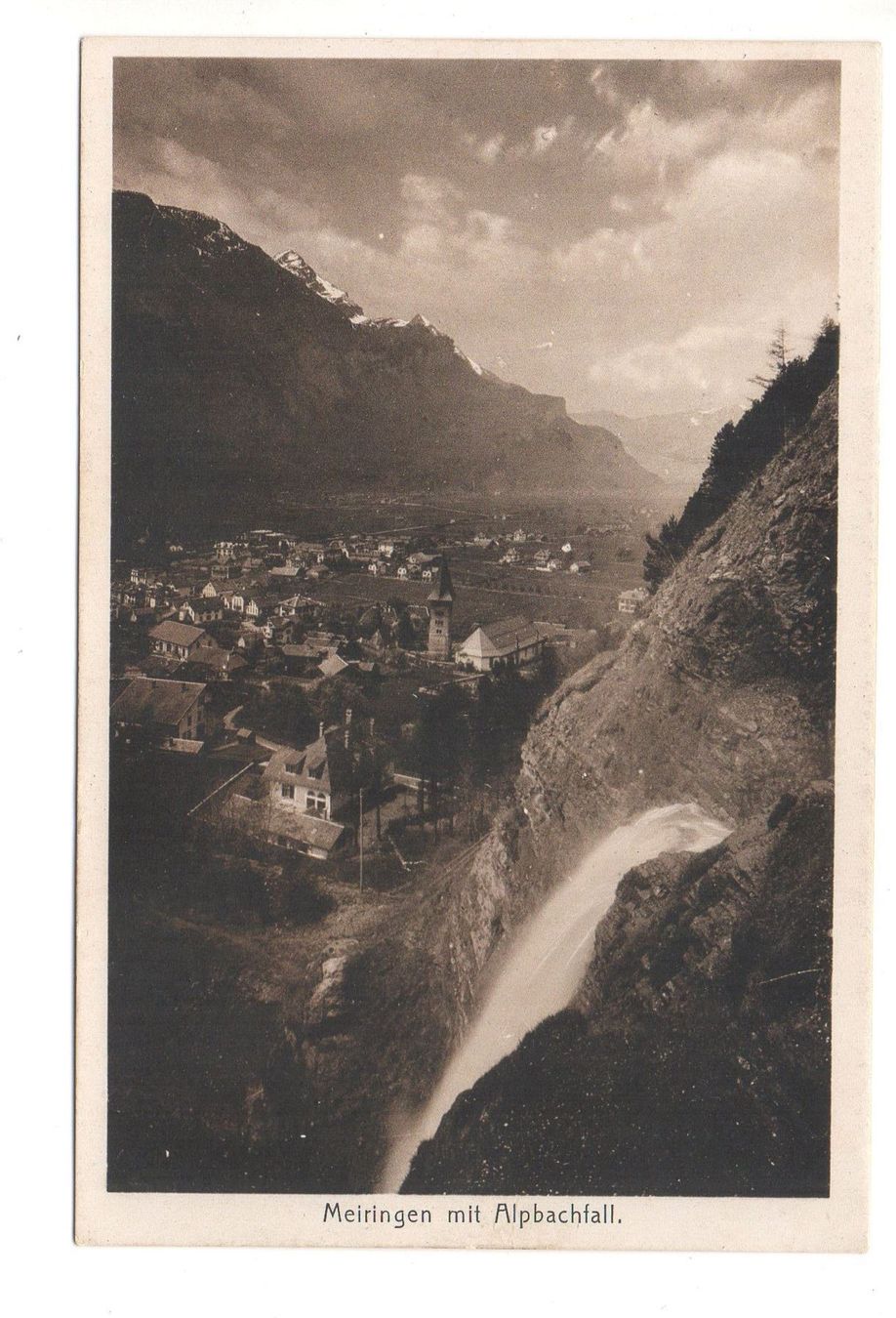 Cartoline postali: MEIRINGEN mit Alpbachfall No. 152 – Nuovo (secondo la descrizione) da Jona venduto da philajona