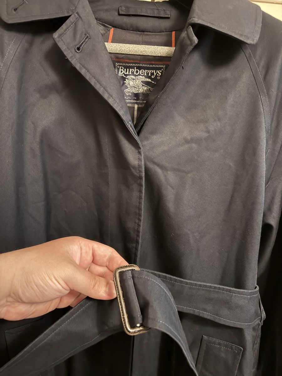 Burberry Mäntel: Klassischer Burberrys Trenchcoat, Dunkelblau – Gebraucht aus Niederbipp von yar_tf6f 3