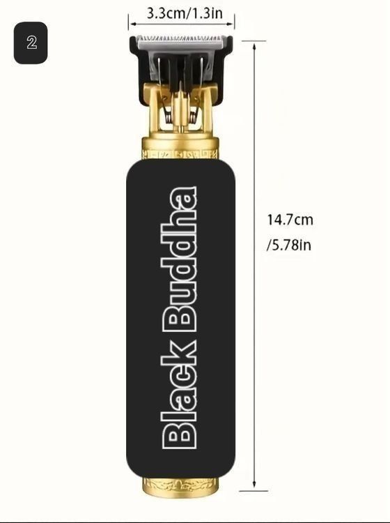Taglio: Black Buddha Haarschneider Profi Trimmer Bart Rasierer Set – Nuovo e nell'imballaggio originale da Liebefeld venduto da DekoBrokland 2