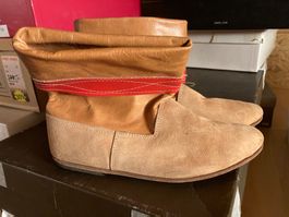 Bottines cuir/daim pour printemps  - 38