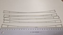 Märklin H0,  Fahrdraht 7018, 270 mm, 5 Stück