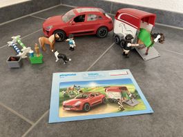 Playmobil (9376) Porsche mit Pferdetransporter