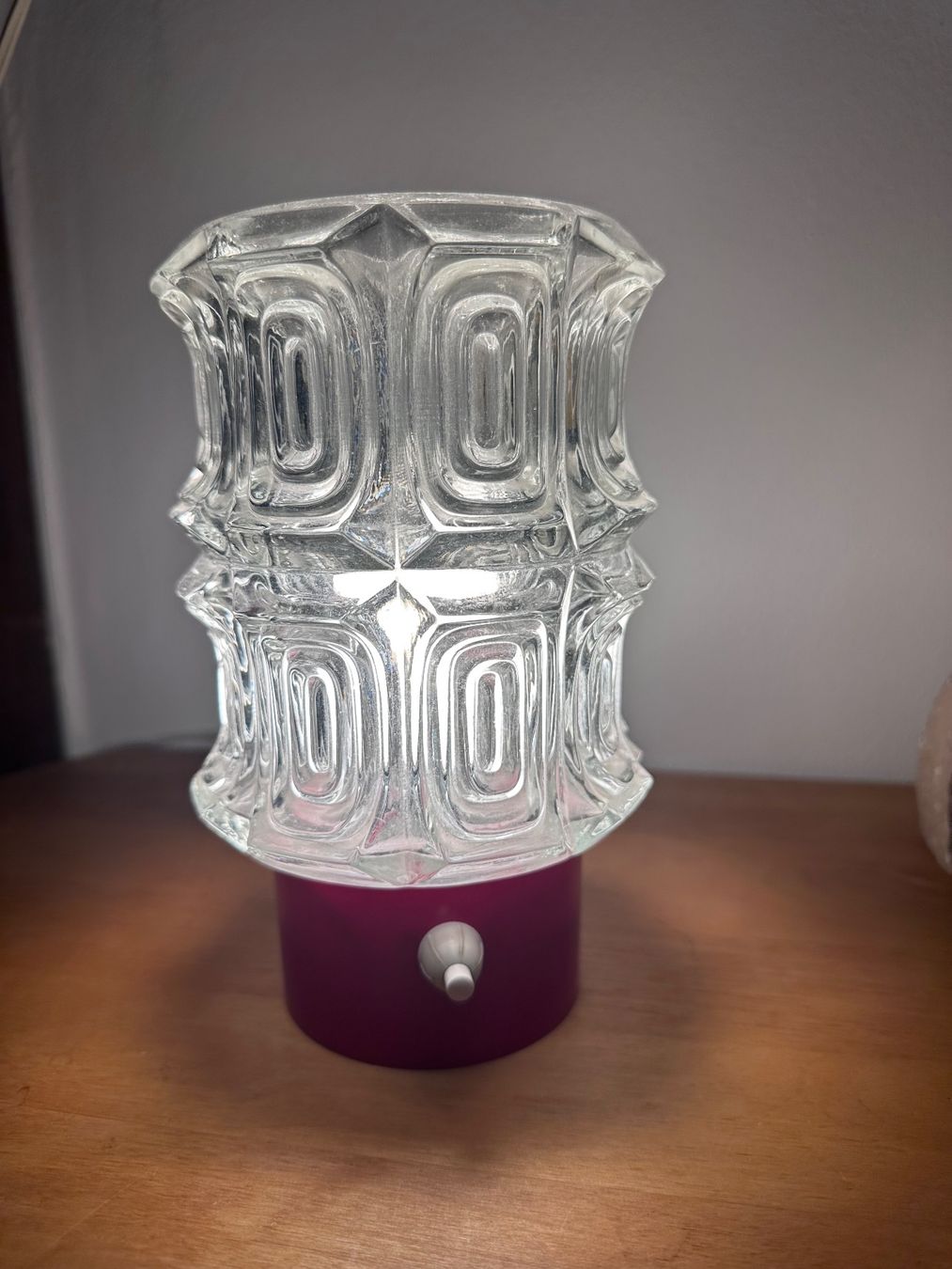 Lampes: 2 Tischlampen aus Glas – D'occasion à Utzigen par Usterzh