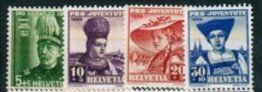 Tutti i francobolli: 1939, Nr. J89-92, Pro Juventute Satz,  postfrisch – Nuovo (secondo la descrizione) da Baden venduto da Eggi