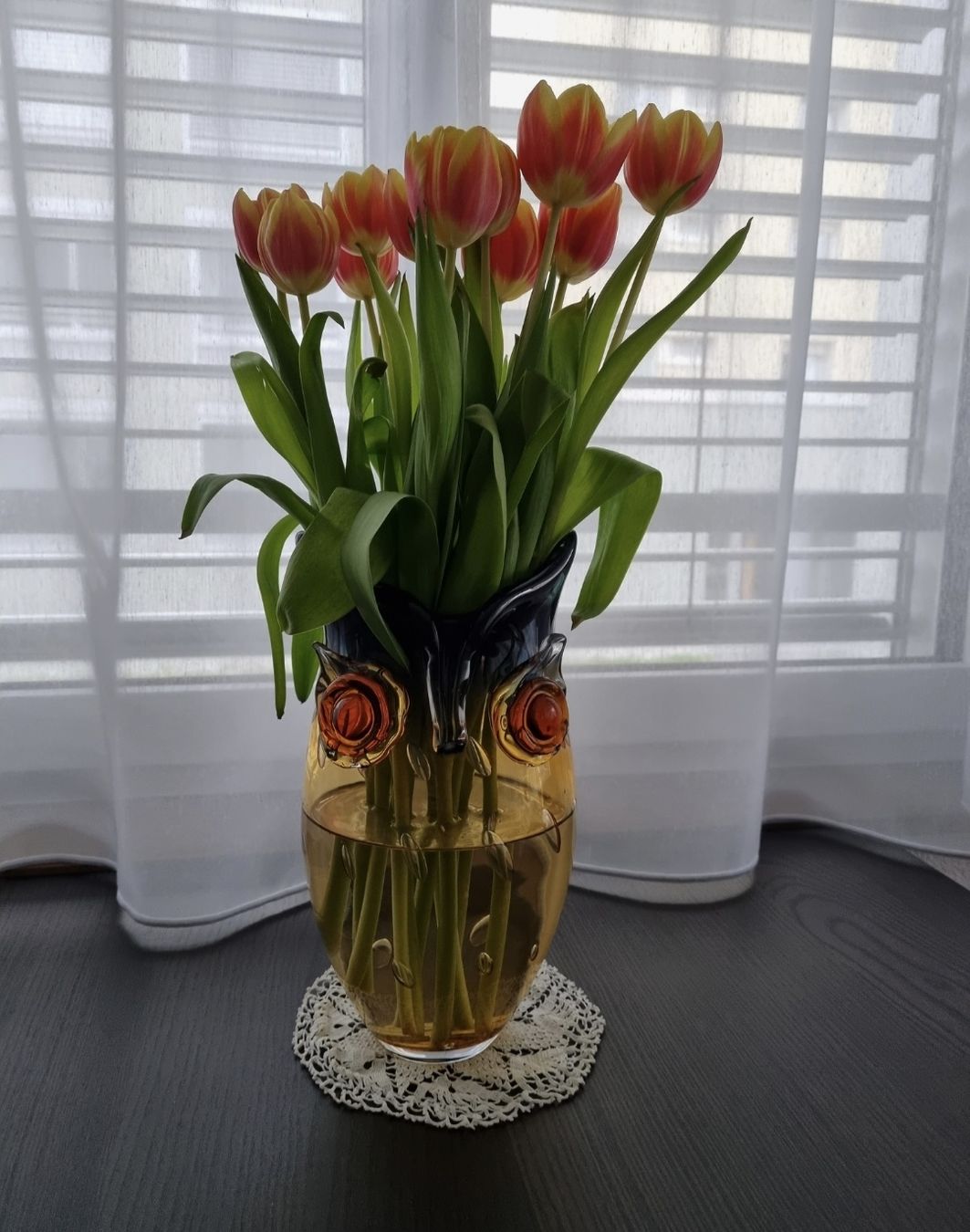 Vase & Récipients: Vintage Glasvase Eule massiv – D'occasion à Schaffhausen par Nachtschwaermerin 1