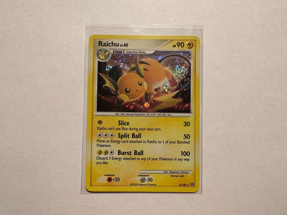 Pokémon Carte collezionabili: Raichu holo D&P Stormfront EN – Usato da Hagendorn venduto da Pokecollectorch