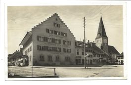 Elgg (ZH) Gemeindehaus - Gasthaus Krone - Sparkasse - 1932