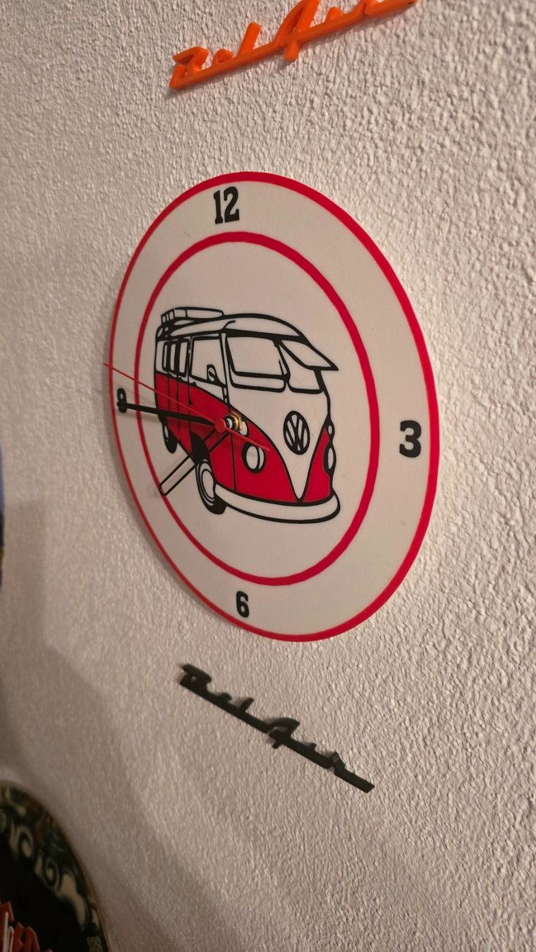 Orologi da terra & Orologi da parete: VW T1 Wanduhr Tischuhr – Nuovo (secondo la descrizione) da Winznau venduto da johny_wayne 2