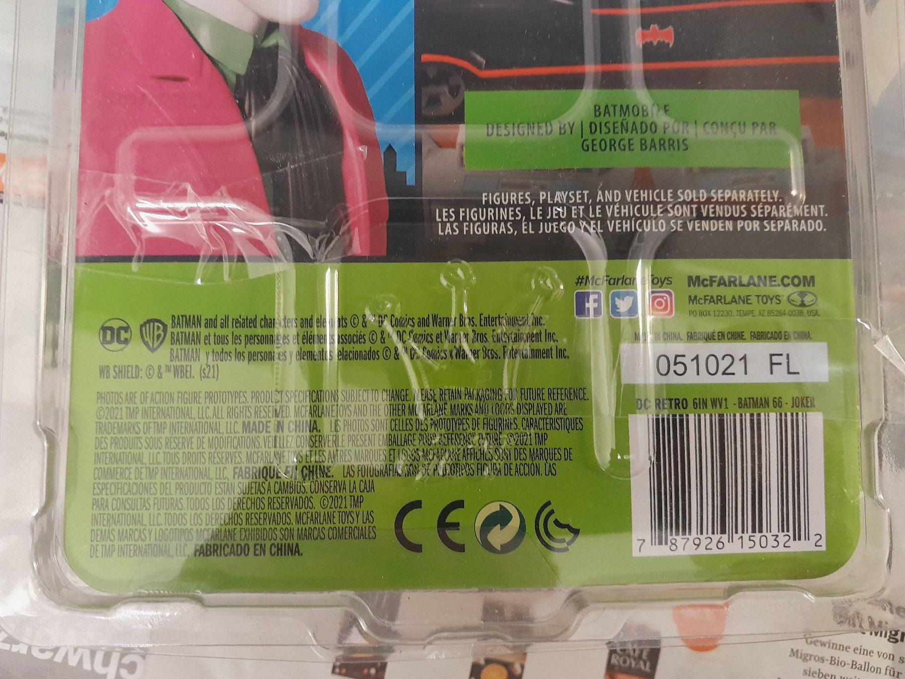 Figuren: DC Retro Batman 66 McFarlane Toys Joker – Gebraucht aus Rüti ZH von Alemanni 8