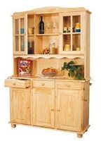 Buffet Vitrine Landhaus natur 130x43x198