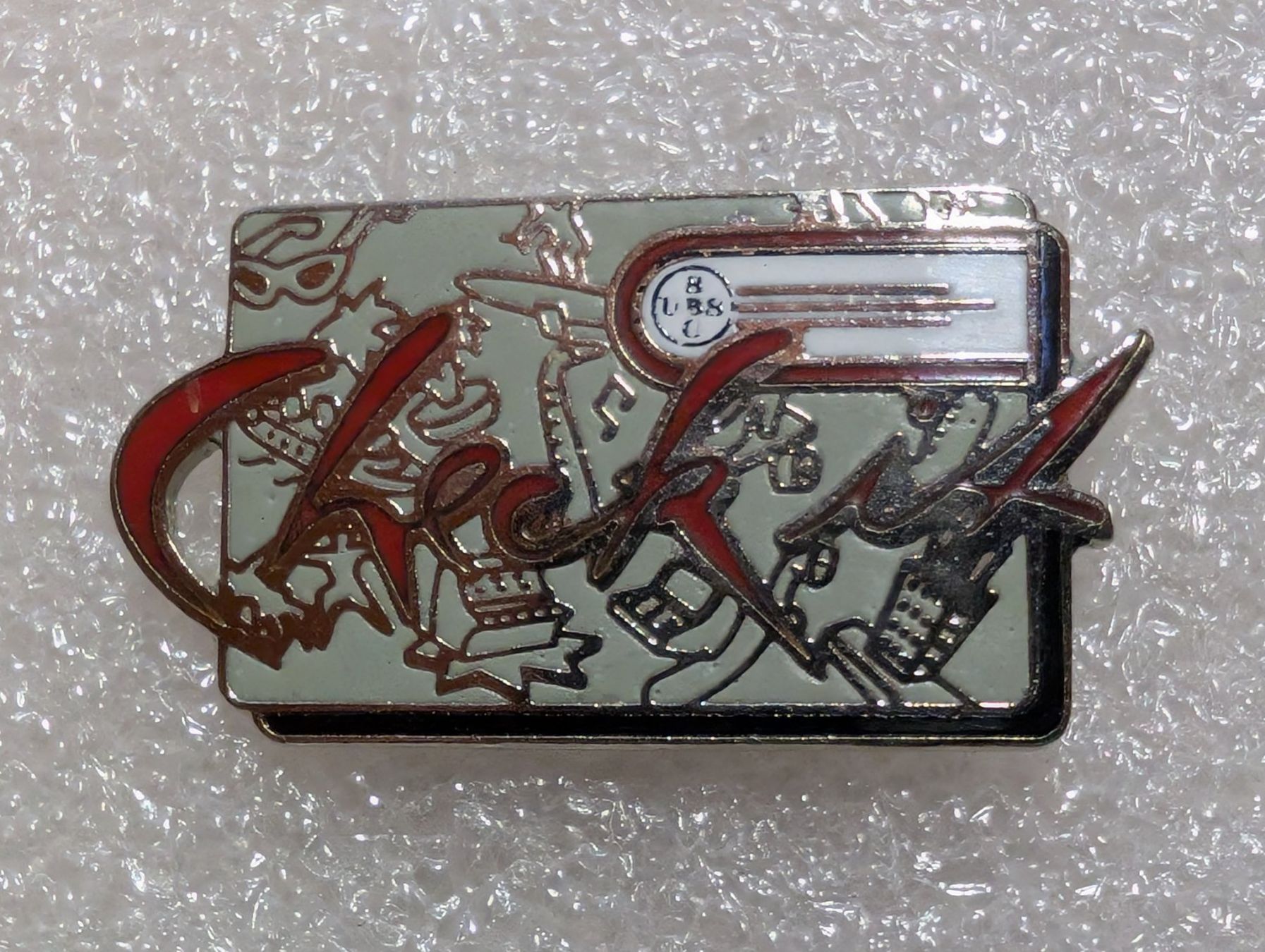 Placchette & Badge: Ansteckpin 62: UBS SBG Check It – Usato da Oppligen venduto da Pin-Fall-Shop