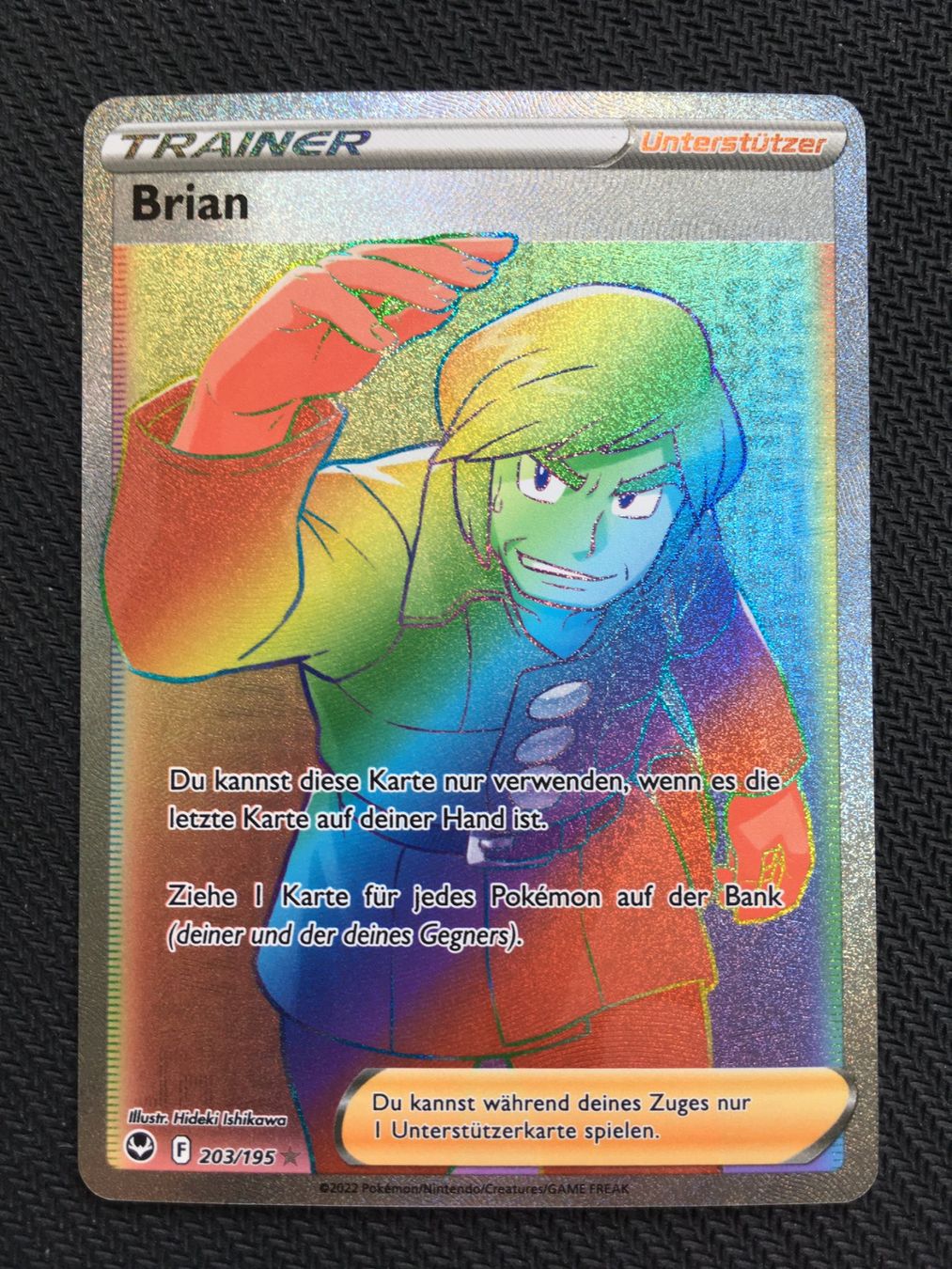 Pokémon Sammelbilder & Trading cards: Pokémon - Silberne Sturmwinde - Brian (SIT 203) - DE - – Neu (gemäss Beschreibung) aus St.Gallen von Punktchen01