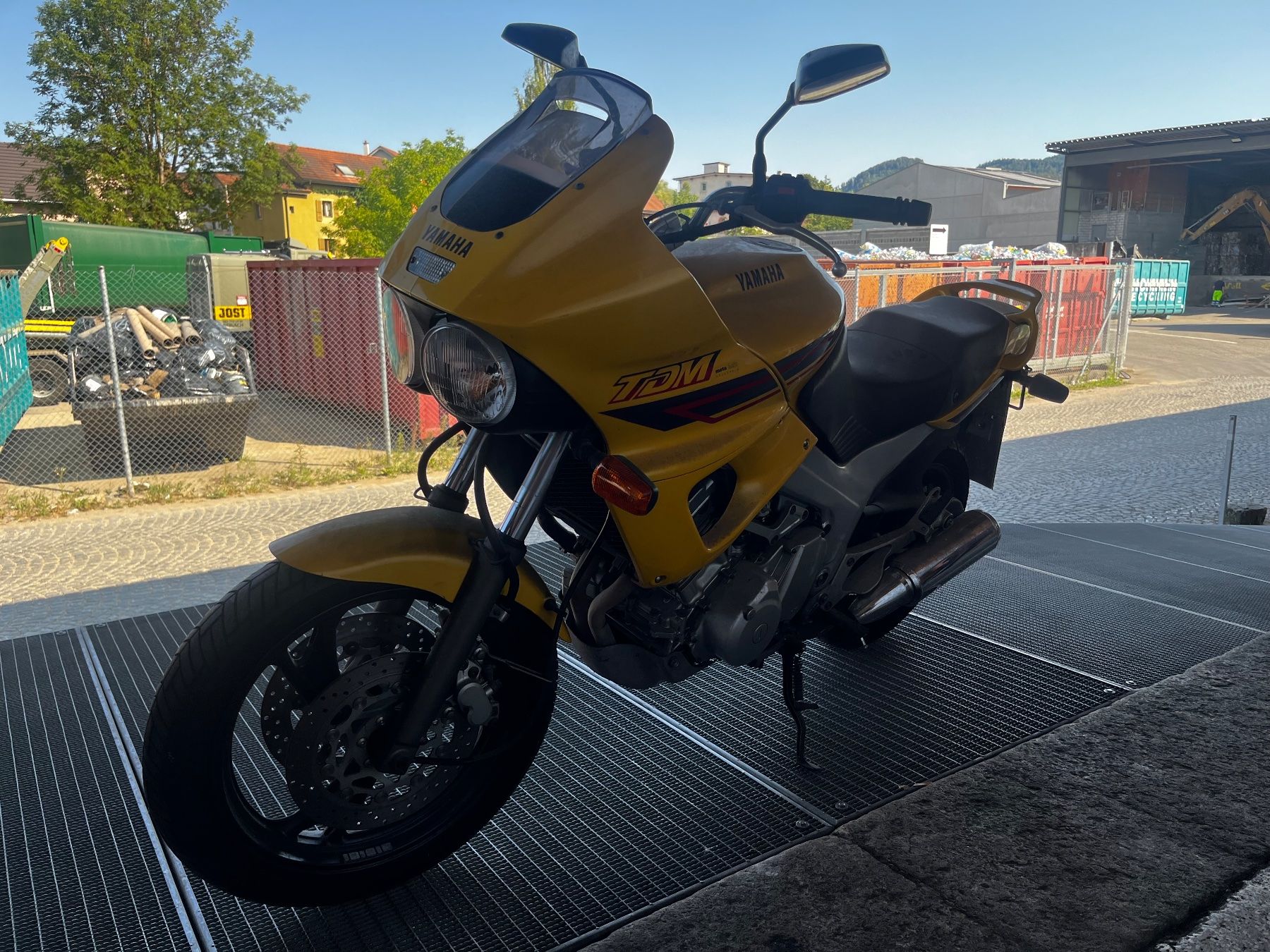 Yamaha Touring: Yamaha TDM 850 Motorrad Gelb – Defekt aus Laufen von Dreier_Motos_AG 3