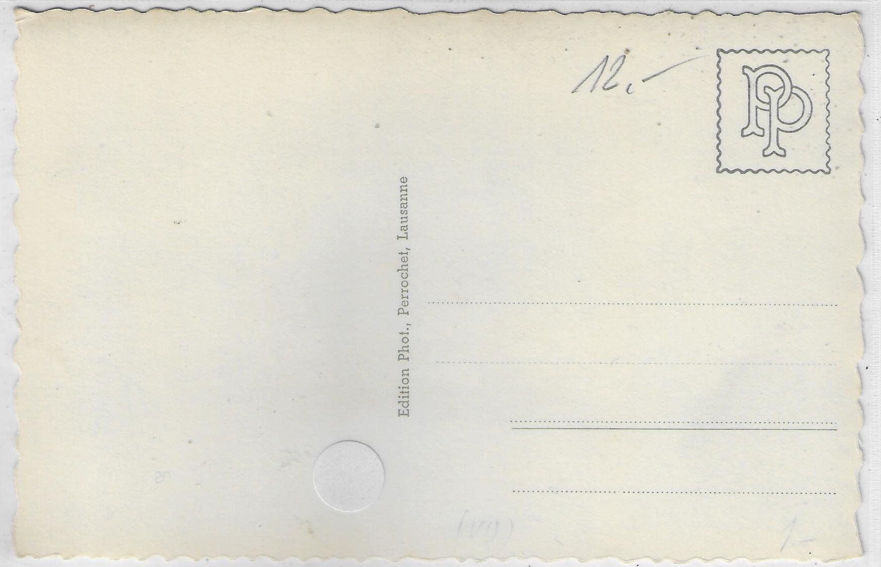 Cartoline postali: Chexbres et les Alpes – Usato da Ettingen venduto da Kartenplanet 1
