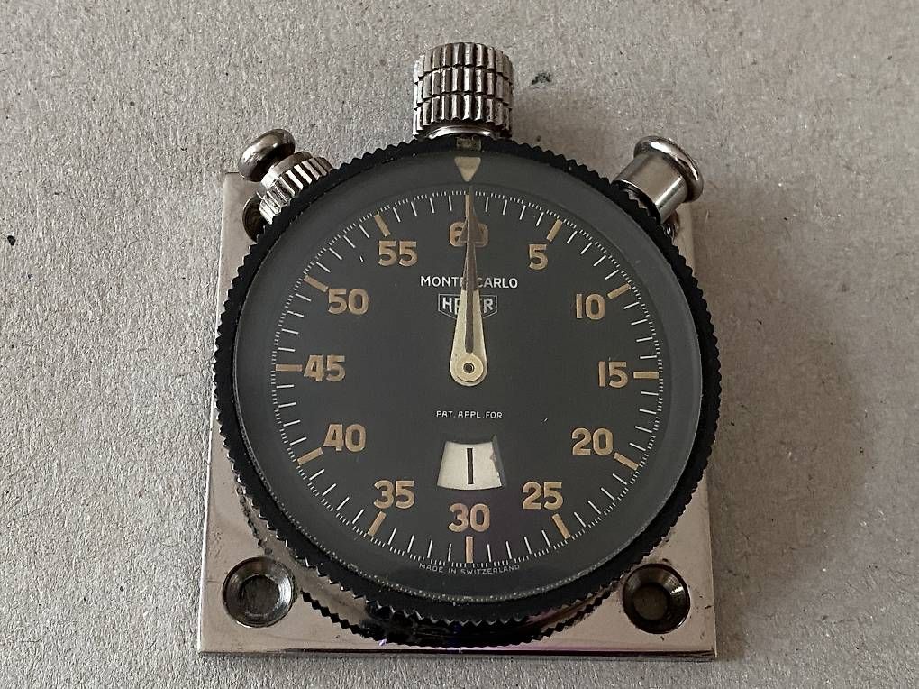 Tutti i ricambio: Heuer Monte Carlo Dashboard Chronometer – Usato da Flaach venduto da mar_97g8