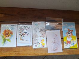 Carte (6) Joyeux anniversaire Mariage Bonne chance divers