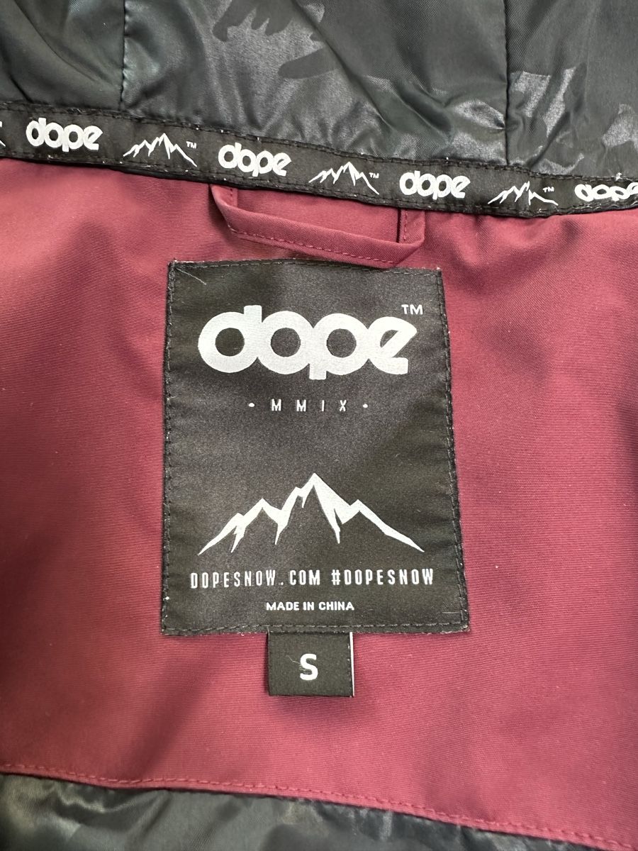 Dope Giacche: Giacca da sci DOPE rosso bordeaux taglia S – Usato da Ponte Capriasca venduto da mac_mac 5