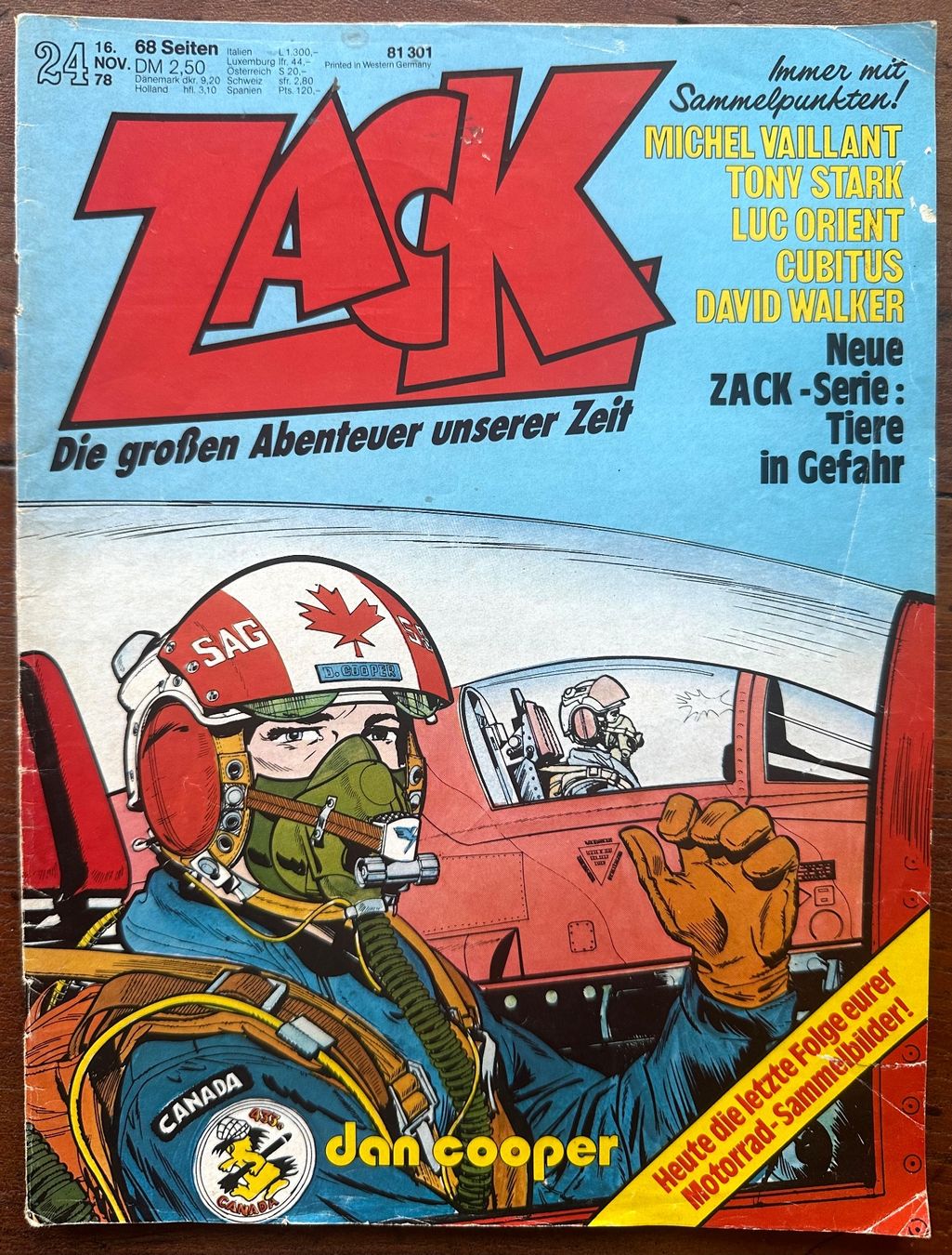 Fumetti: Zack Nr. 24  16.11.1978, hunderte Comics ab 1.- – Usato da Seltisberg venduto da quadartswiss