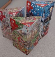 3 HEYE PUZZLES - Heaven & Hell (neu) + Bavaria + Fairy Tales