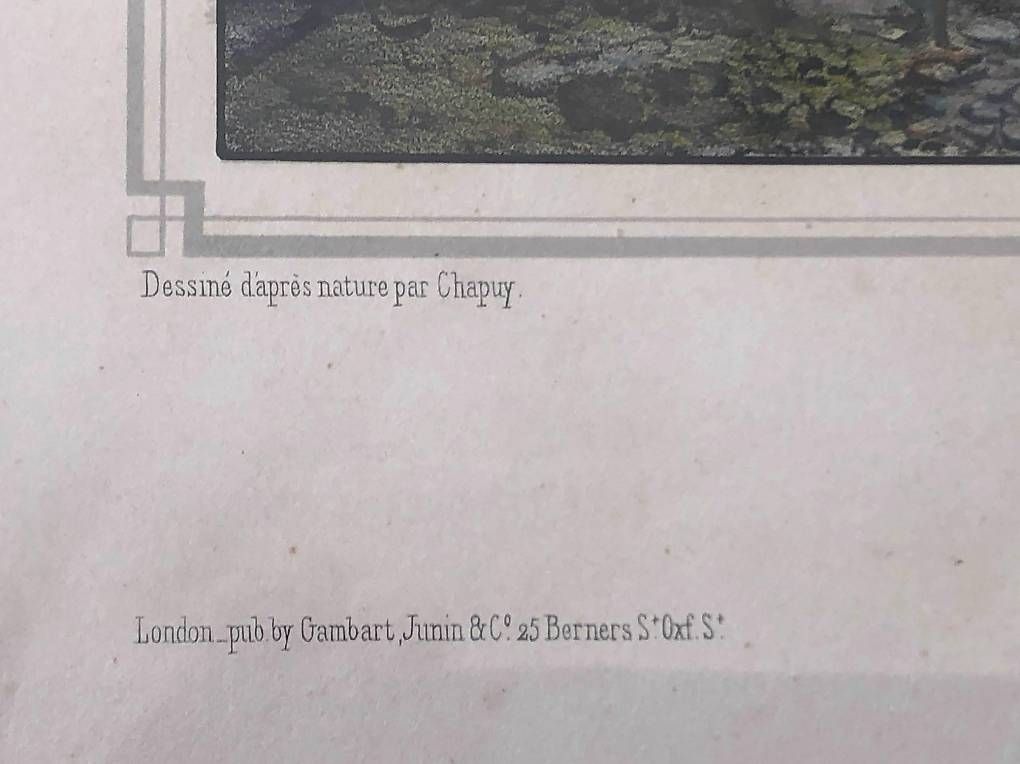 Incisioni: Château de Chillon par Chapuy – Usato da Chernex venduto da Nouveaunom 3