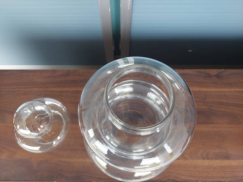 Bicchieri: Wunderschöner grosser Glasbehälter mit Deckel – Usato da Obfelden venduto da Foto_Bild_Kunst_Buch 2