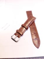 Bracelet de montre en cuir de veau souple 20 mm  unisex