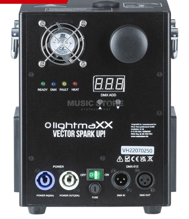 lightmaXX Vector Spark Up! DMX Stage Effect Unit (Neu und ...