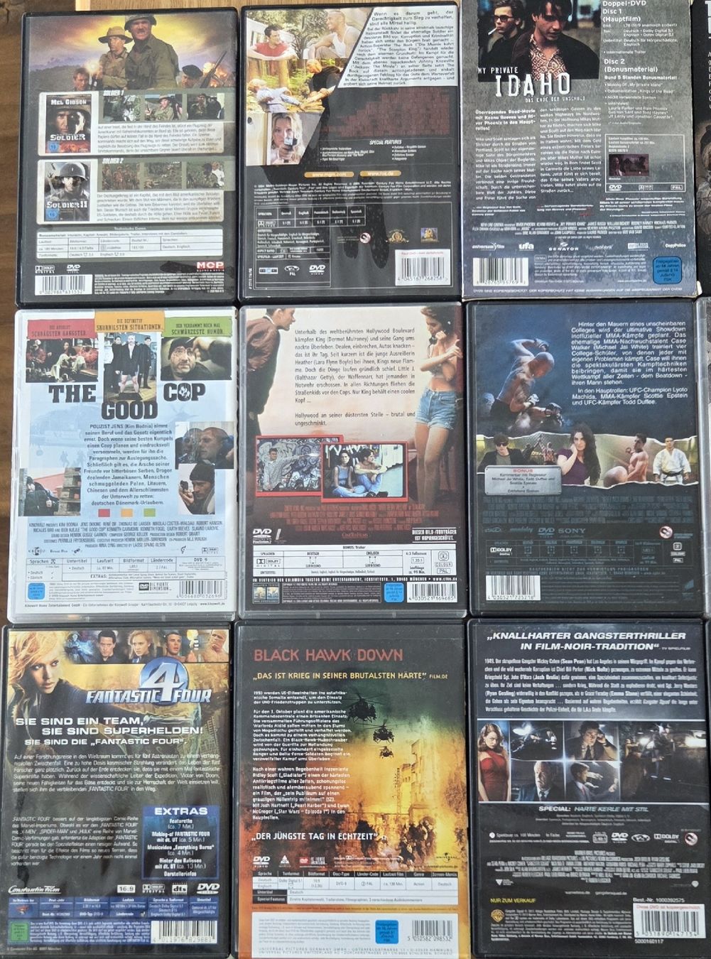Tutti i DVDs: DVD-Sammlung diverse Filme – Usato da Rüeggisberg venduto da pirelli_01 2