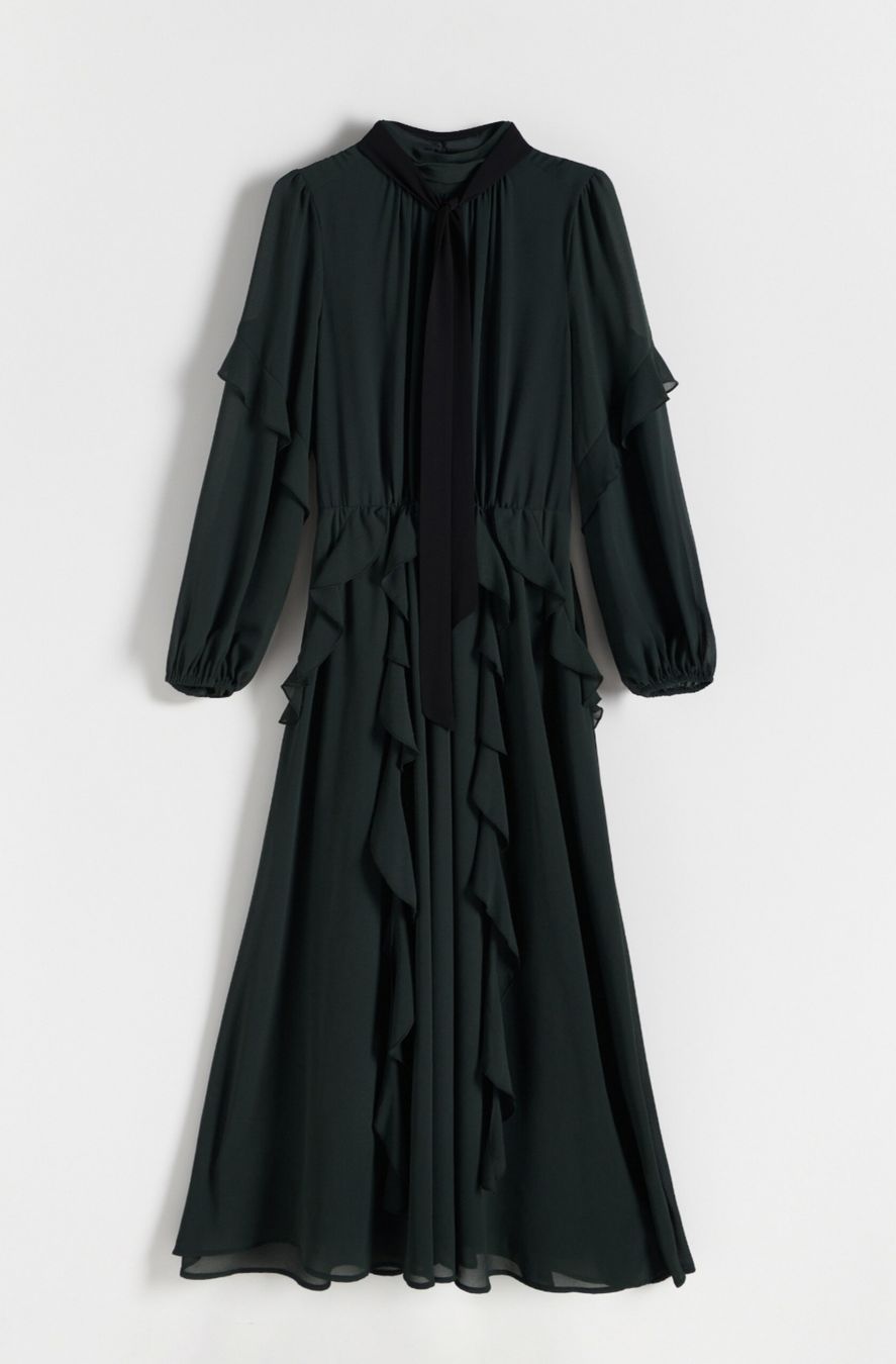 Vestiti: Reserved dress M with frills – Usato da Zürich venduto da nir_n9jc 3