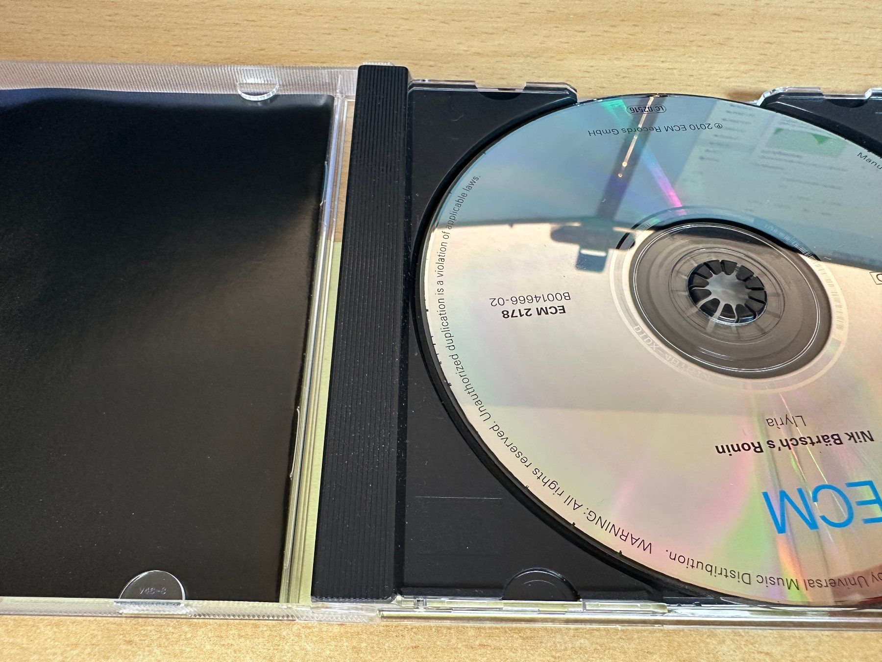 CD: Nik Bärtsch's Ronin – Llyrìa – Usato da Rikon im Tösstal venduto da Alpenmutz 4